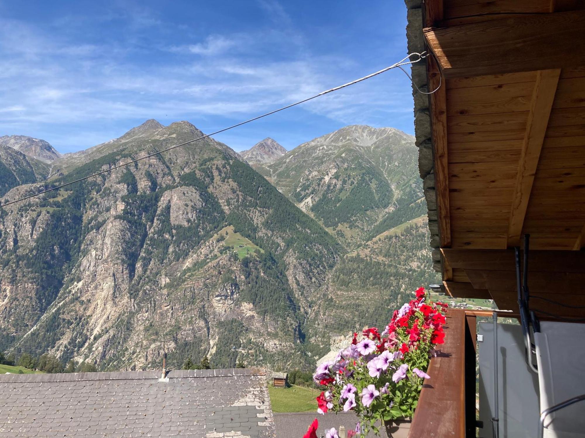 Haus Dorfblick Leilighet Grächen Eksteriør bilde
